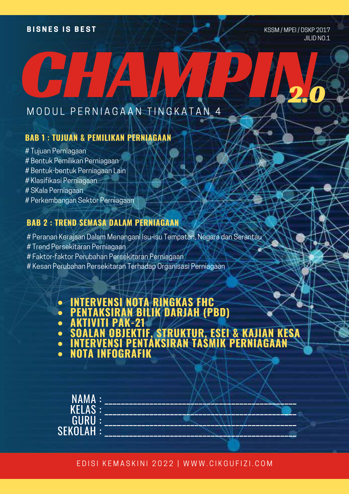 MODUL CHAMPIN 2.0 PERNIAGAAN TINGKATAN 4 JILID 1 EDISI 2022